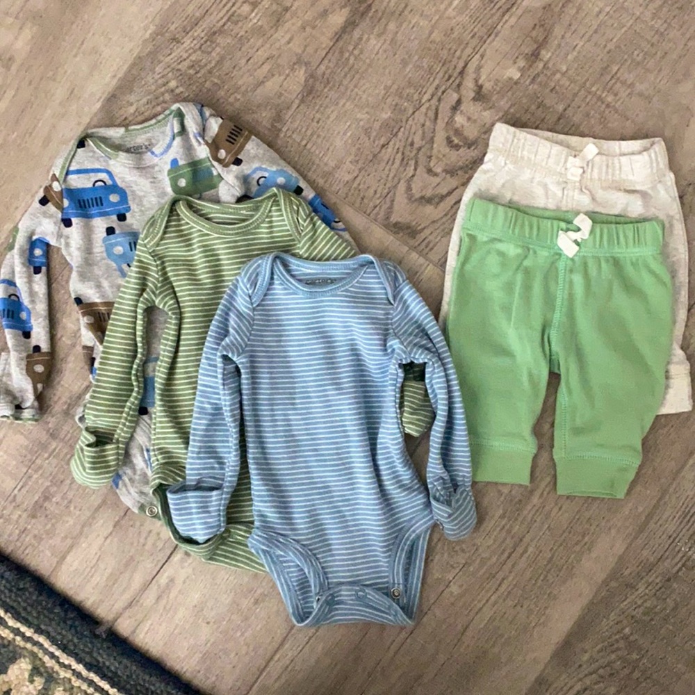 Carter’s newborn onsies and pants